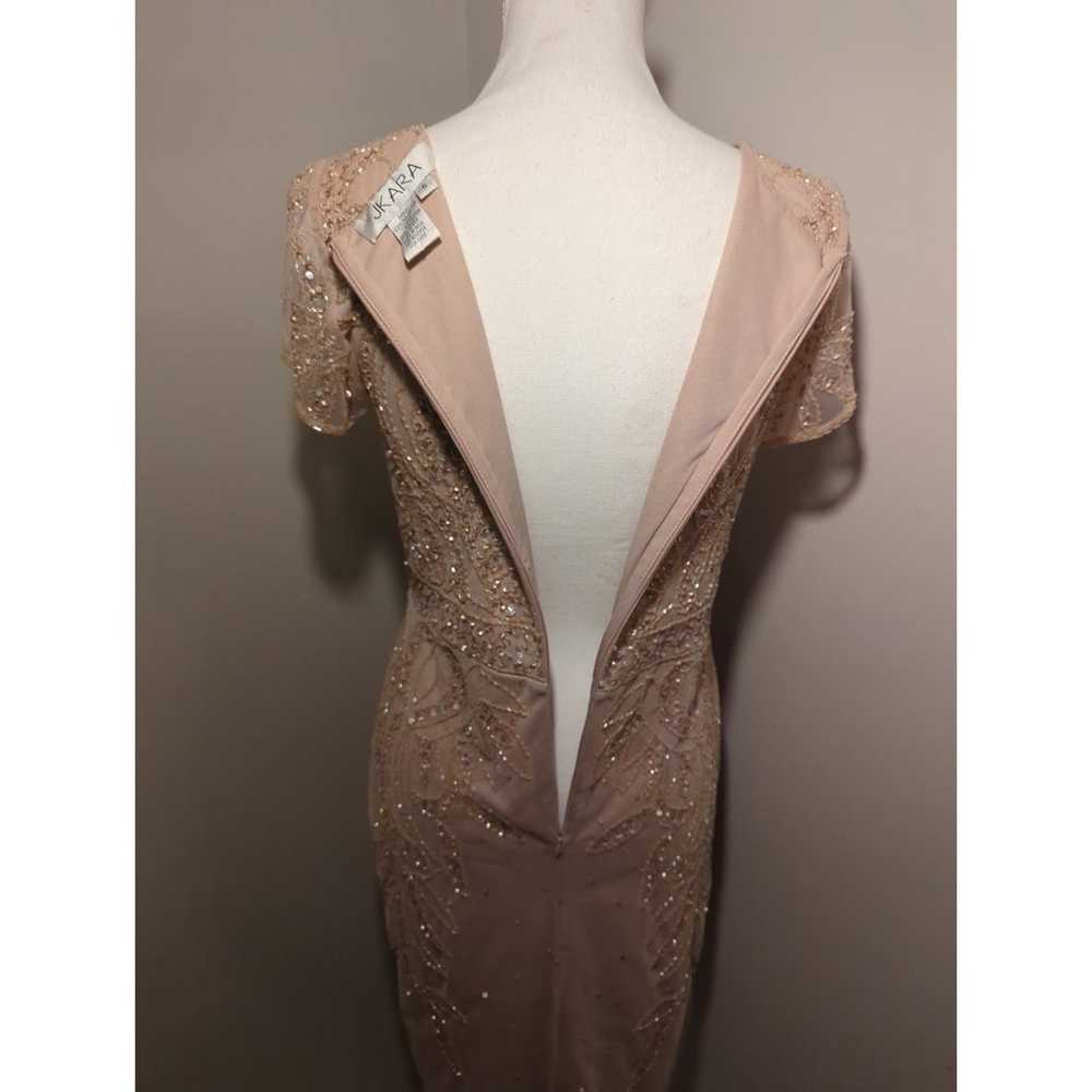 Jkara Beaded Blush Pink Sz 6 Formal Party Dress - image 7