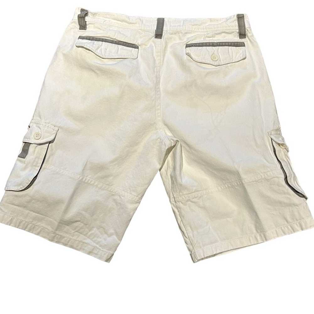 Coogi Coogi Mens Size 36 White Cargo Shorts in 10… - image 2