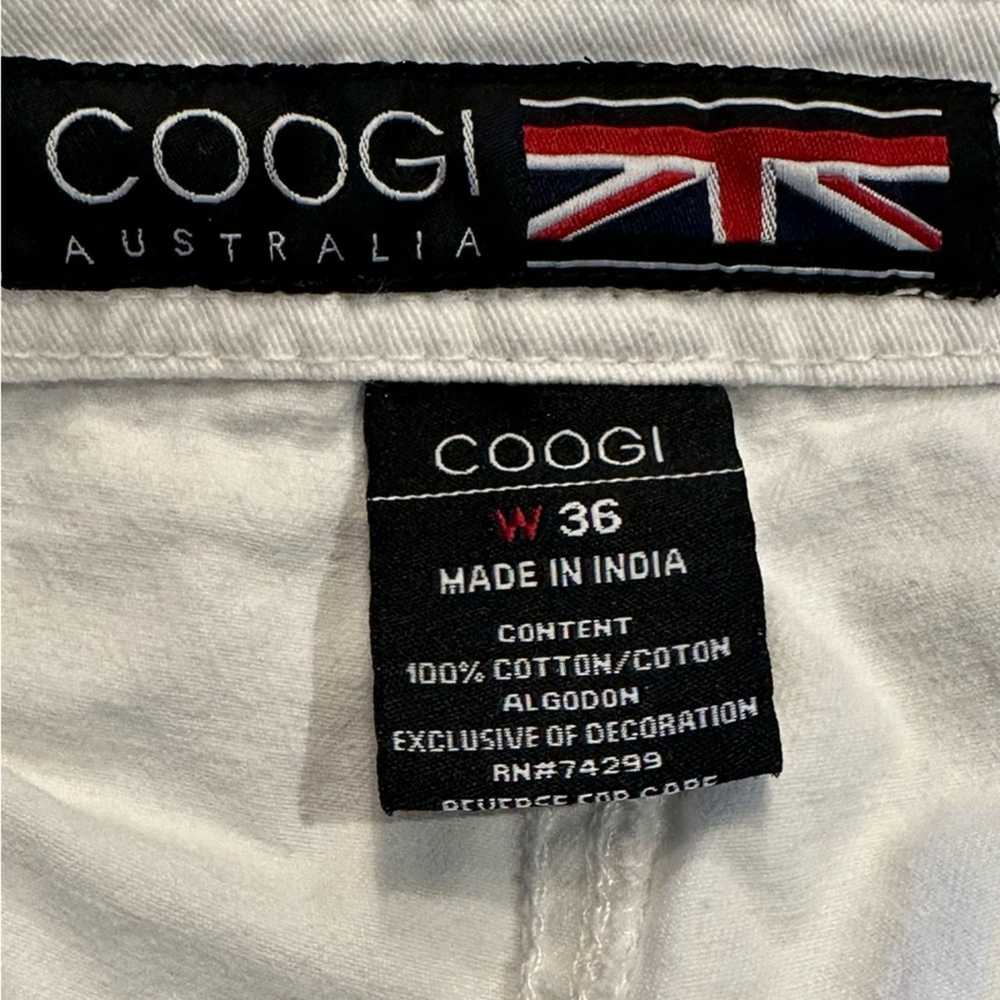 Coogi Coogi Mens Size 36 White Cargo Shorts in 10… - image 3