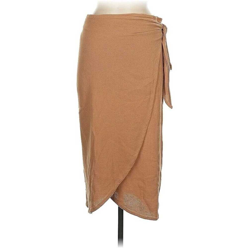 Designer Na Nin Bobbie Waffle Cotton Wrap Skirt T… - image 2