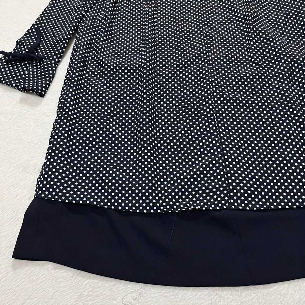 t1293 【poudre】 Polka Dot Long Dress Long Sleeve C… - image 12