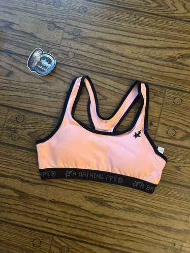 Bape Bape Bapesta Pink Workout Top