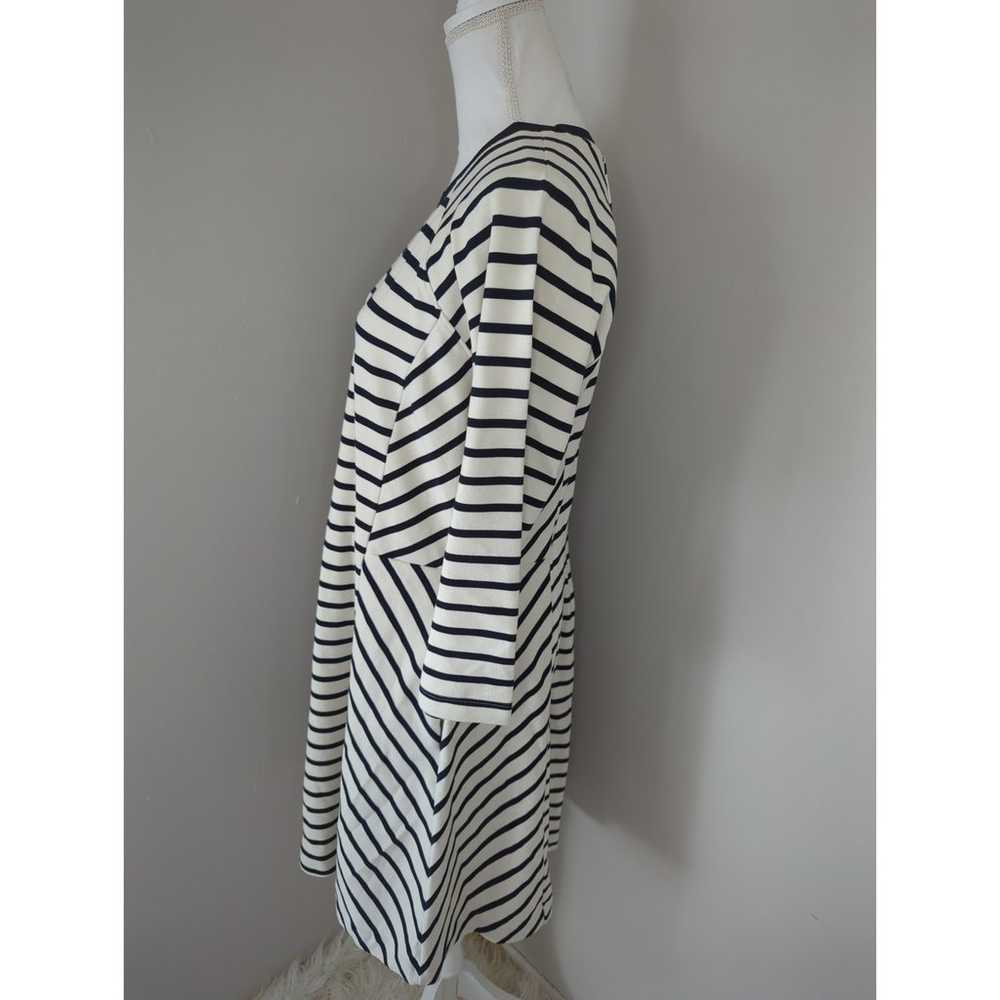 Banana Republic Coastal Knit Fit Flare Striped Sz… - image 4