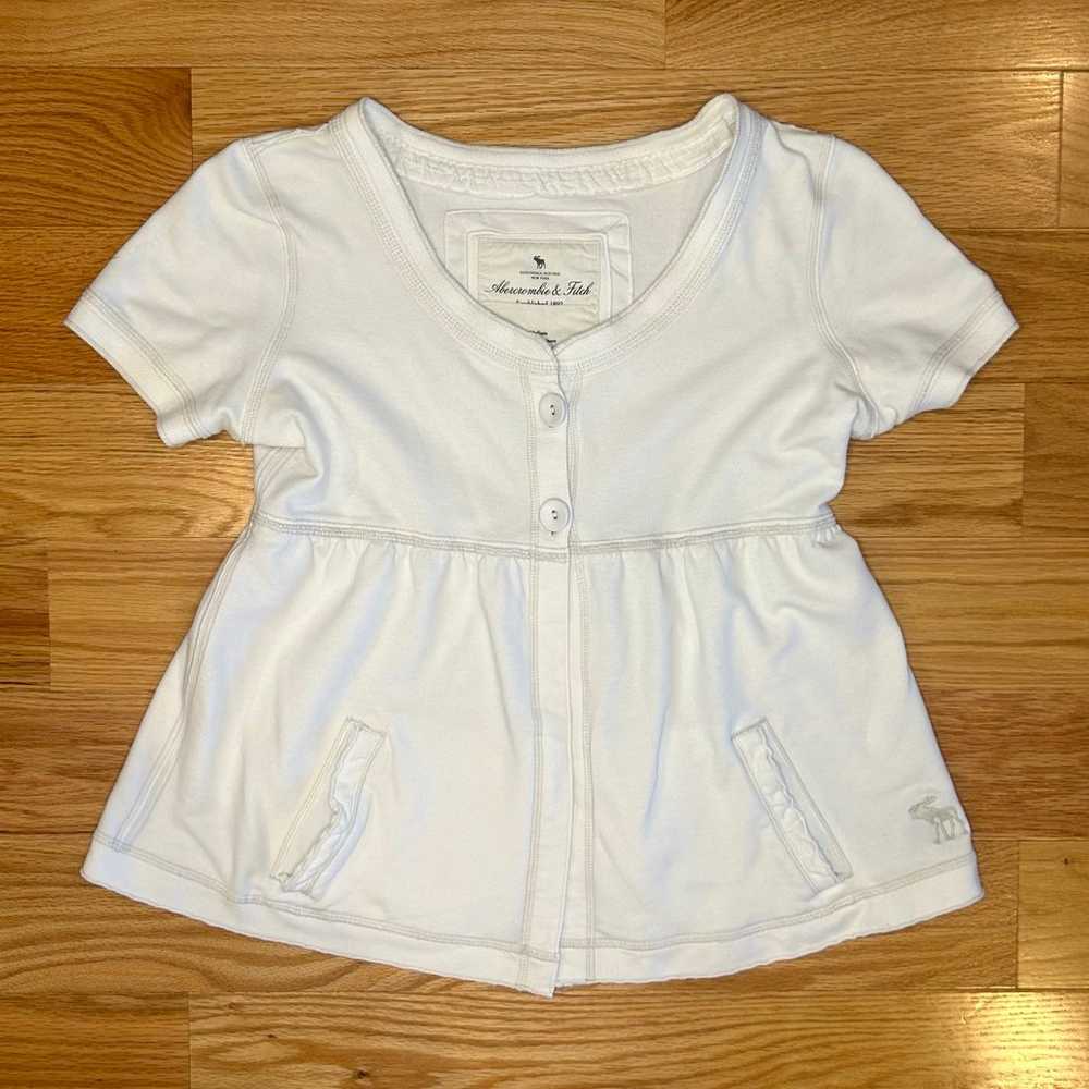 abercrombie and fitch babydoll style short sleeve… - image 1