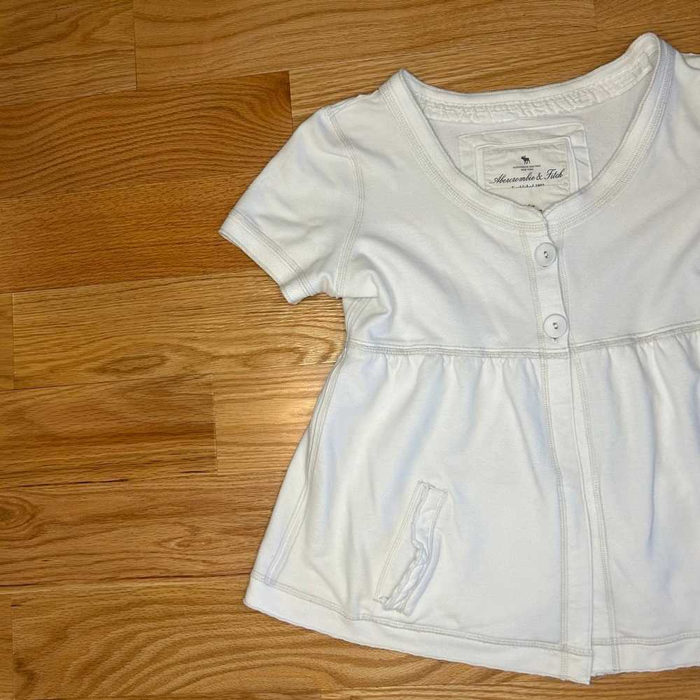 abercrombie and fitch babydoll style short sleeve… - image 2