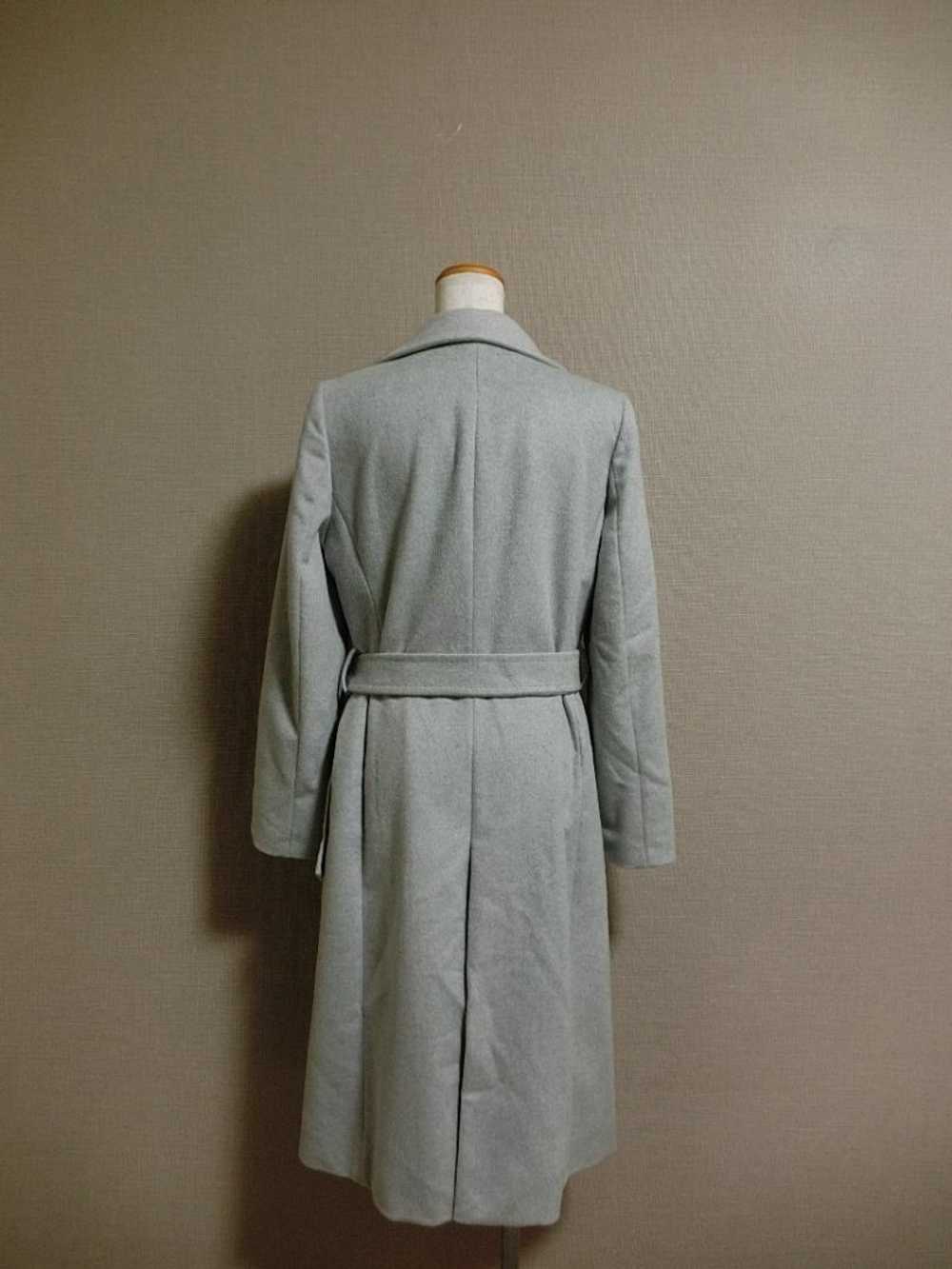 Ined Angora Cashmere Belted Beautiful Line Coat L… - image 3