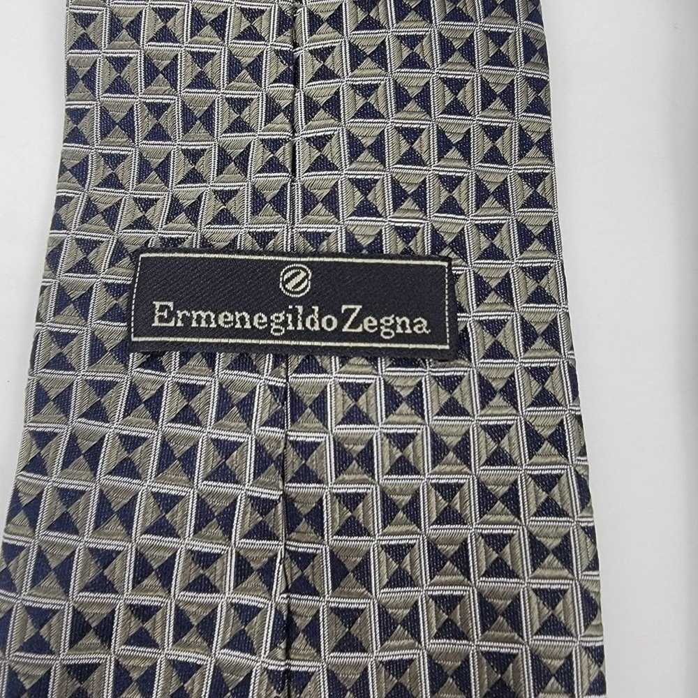 Ermenegildo Zegna Ermenegildo Zegna Geometric Sil… - image 4