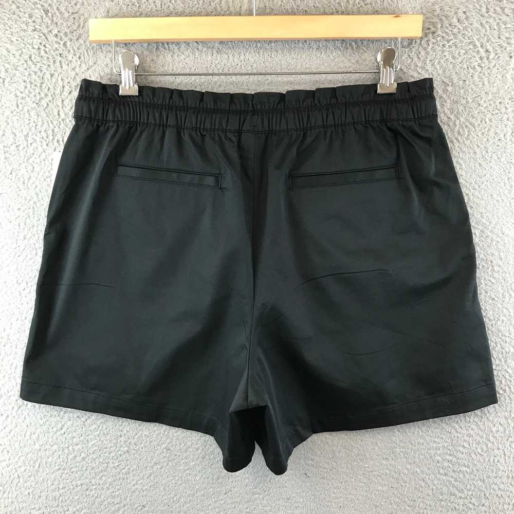 New Gap Womens Casual Shorts Black Elastic Waist … - image 2