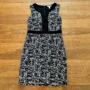 Dana Buchman black white sleeveless knee length s… - image 1