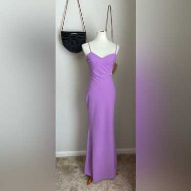 LULU's Lavender Cutout Spaghetti Strap Maxi Dress… - image 1