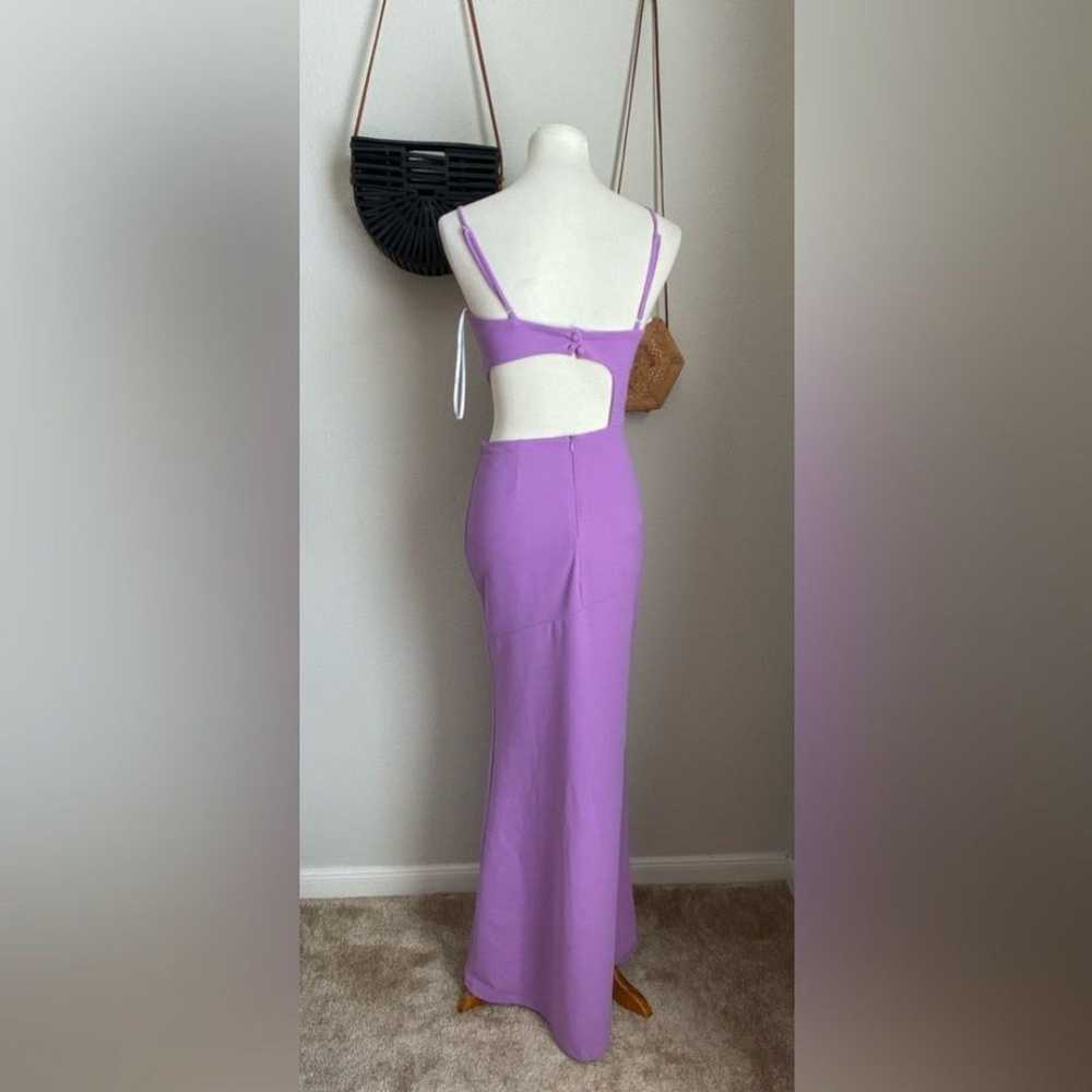 LULU's Lavender Cutout Spaghetti Strap Maxi Dress… - image 2