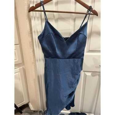 Saints and Secrets Blue Mini Formal Dress Size Med