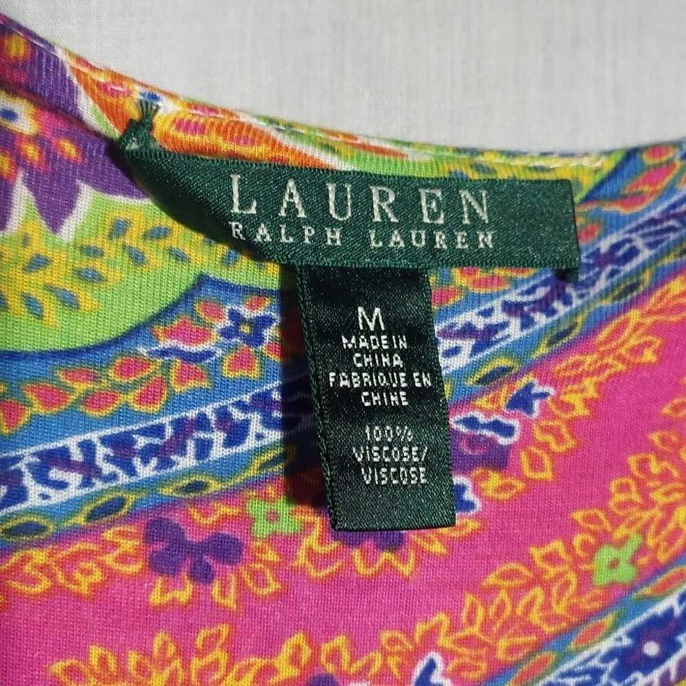 Lauren Ralph Lauren paisley pattern knee length d… - image 4