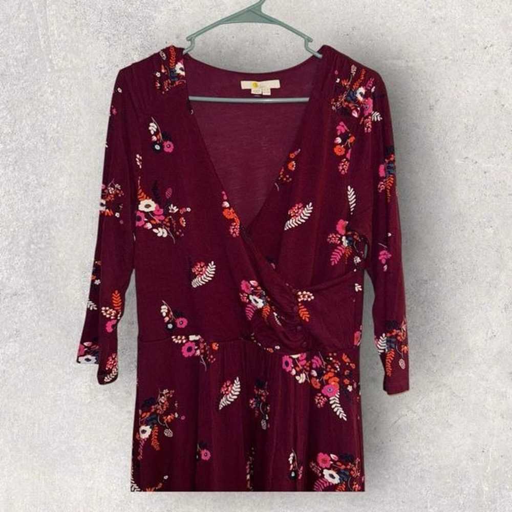 Boden Magenta Country Posh Wrap Dress- Size 10 - image 5