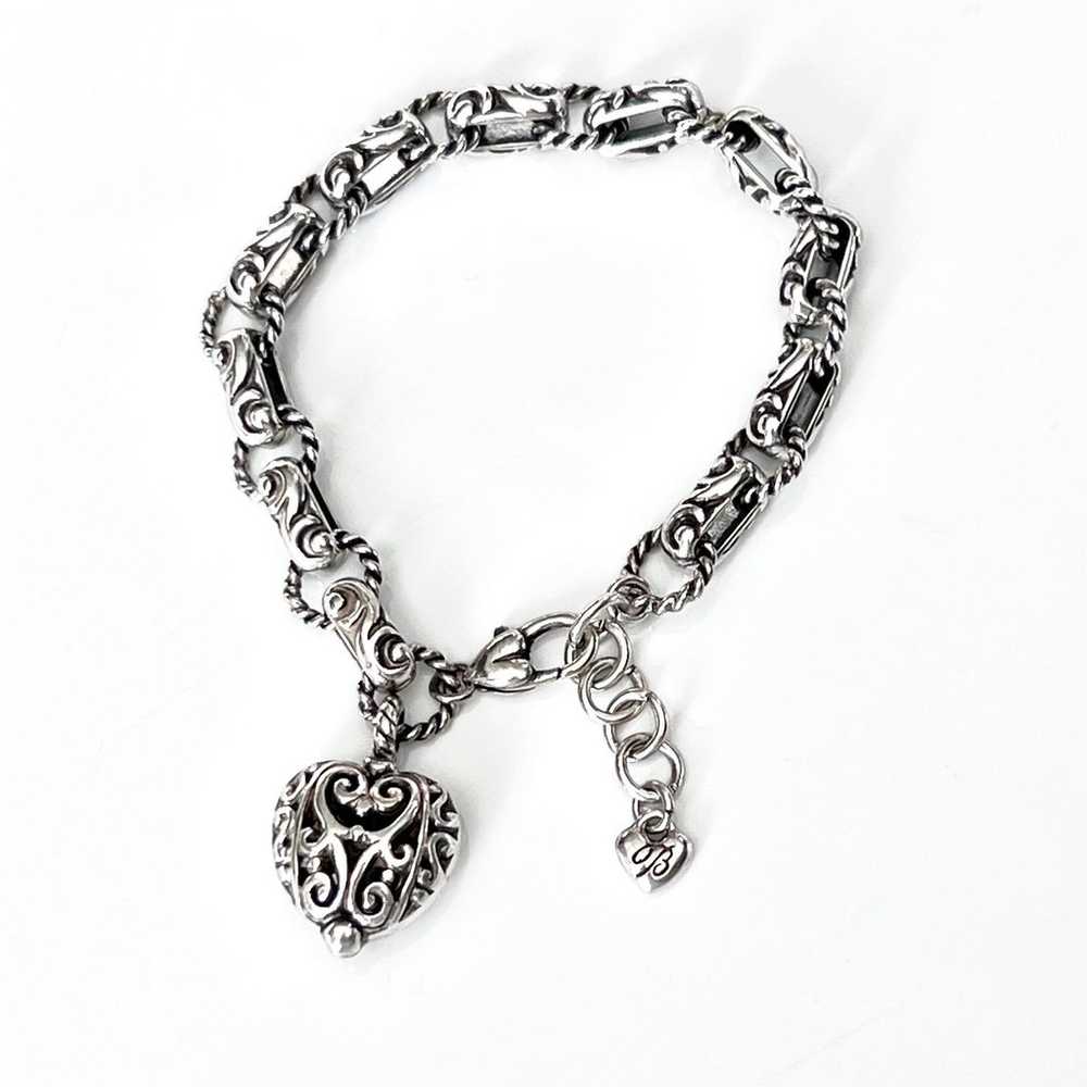 Brighton BIBI HEART Bracelet MINT condition - image 2