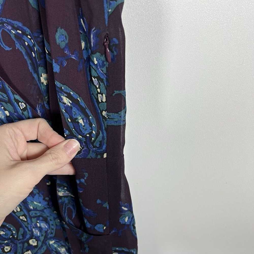 Cabi Purple and Blue 3461 Treasure Dress Paisley … - image 11