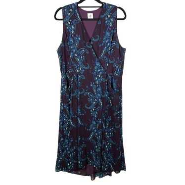 Cabi Purple and Blue 3461 Treasure Dress Paisley … - image 1