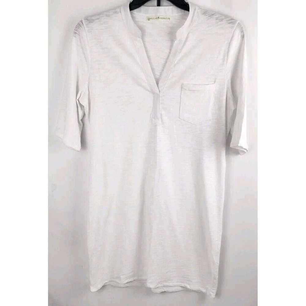 Peruvian Connection Womens Medium Cotton Silk 3/4… - image 1