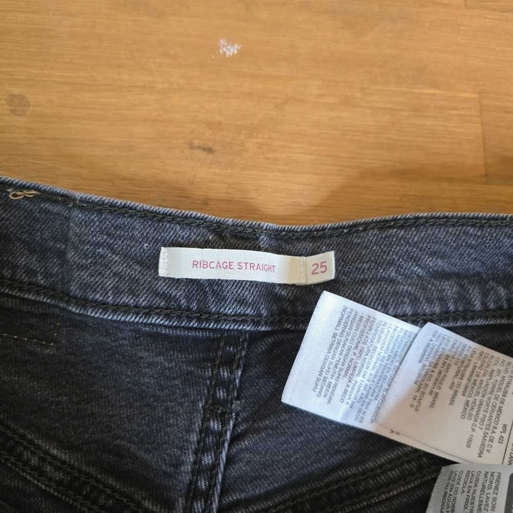 Levi's Premium Buckle Ribcage Straight High Rise … - image 6