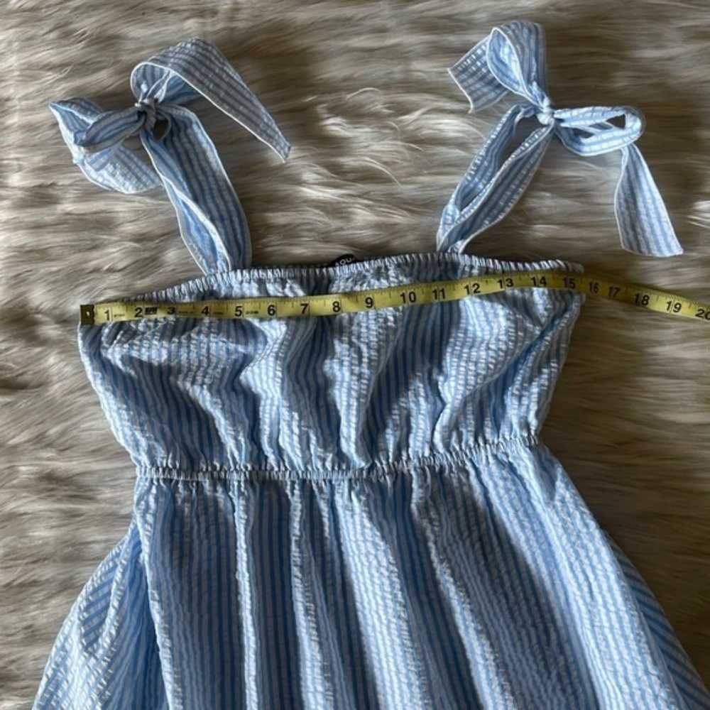 AQUA Cotton Gingham Midi Dress - image 10