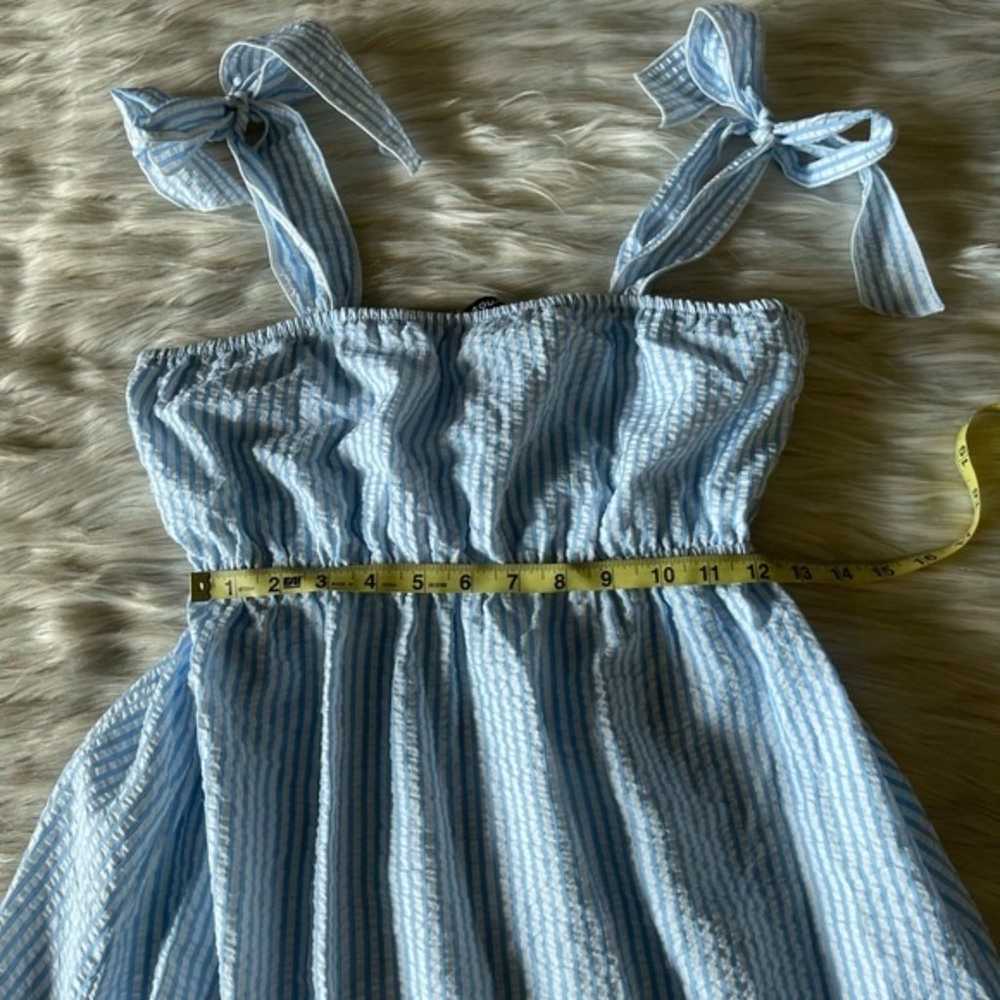 AQUA Cotton Gingham Midi Dress - image 12