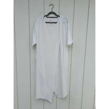 Nap Dress Loungewear, White Wrap, Short Sleeve, O… - image 1