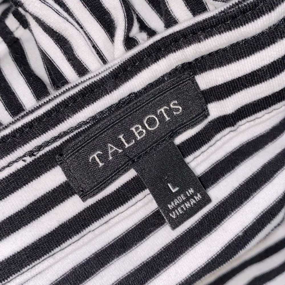 Talbots striped dress size large - image 4