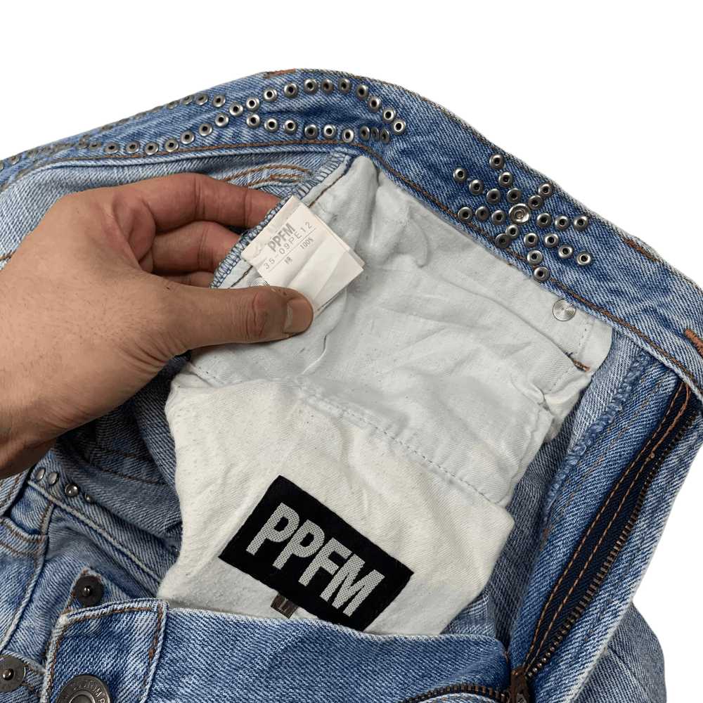 Japanese Brand × PPFM × Streetwear PPFM Denim Rip… - image 10