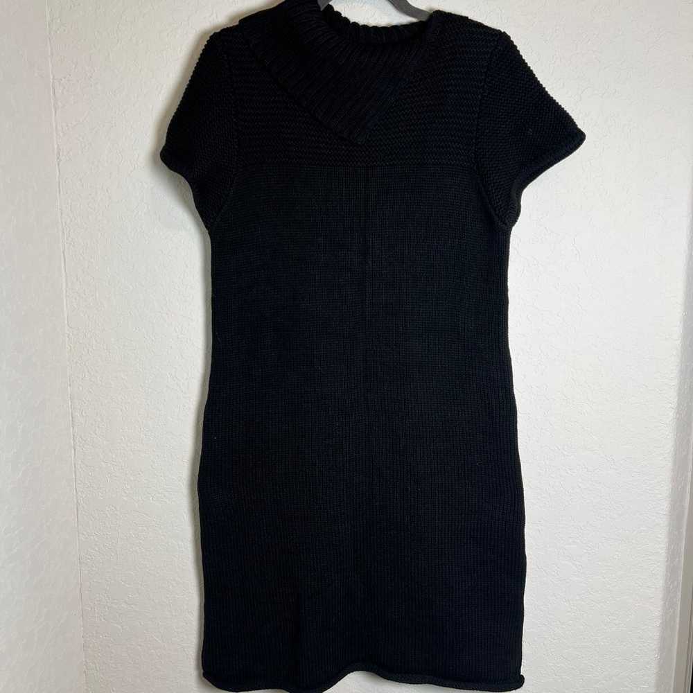 Women's 525 America Black Asymmetrical Collar Swe… - image 3