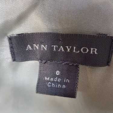 Ann Taylor Black & White Silk Dress