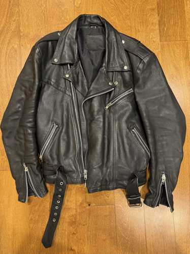 Leather × Leather Jacket × Vintage Vintage 90s Vet