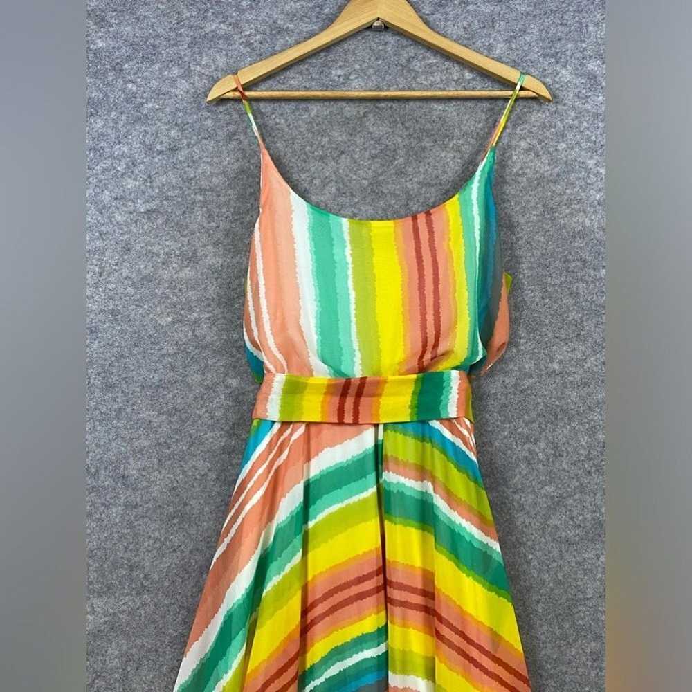 Aura Maxi Dress Sz L Colorful Multicolor Vibrant … - image 9