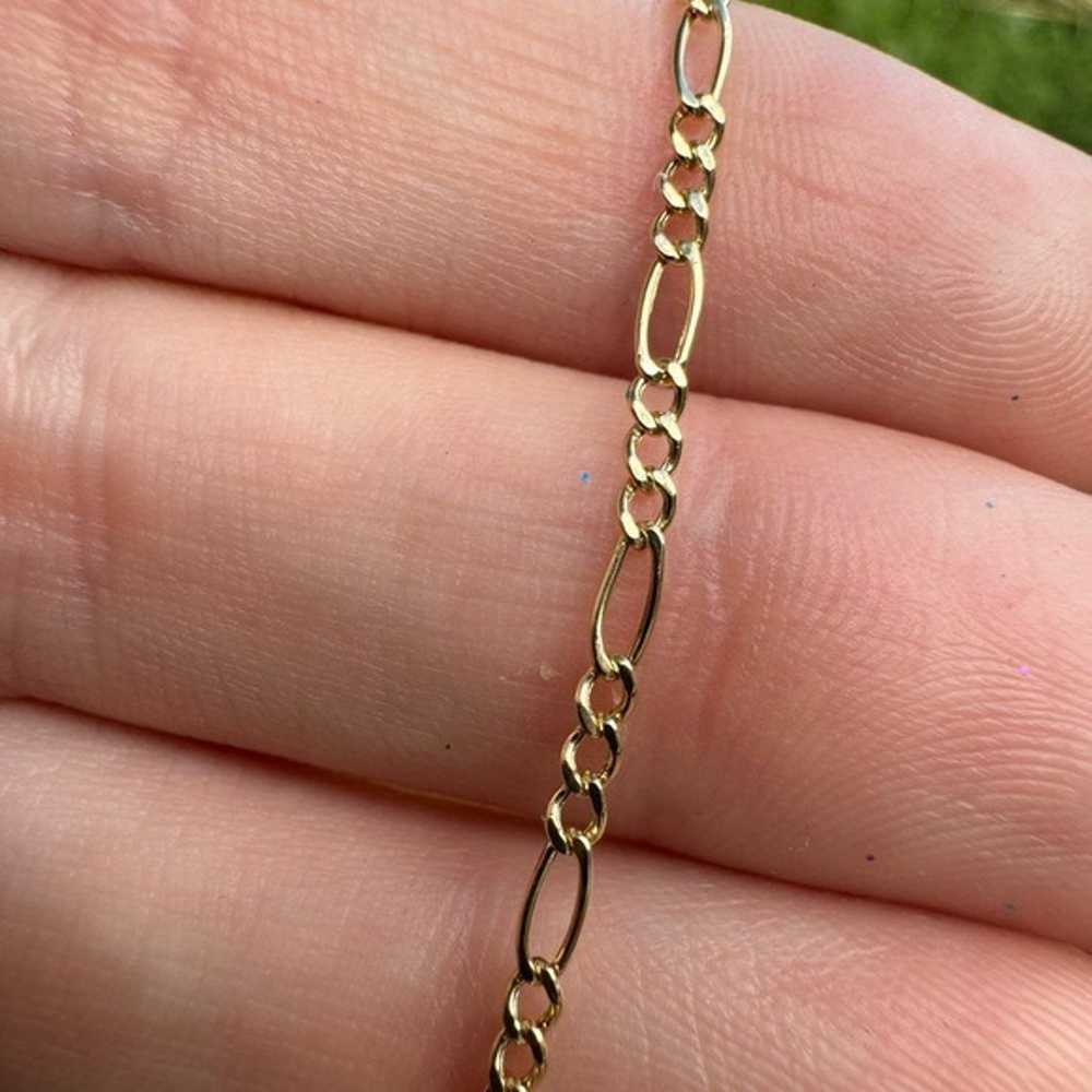 Solid 10k yellow gold bracelet - image 10