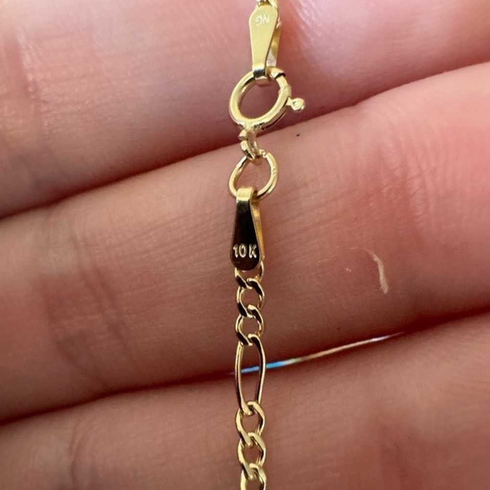 Solid 10k yellow gold bracelet - image 2