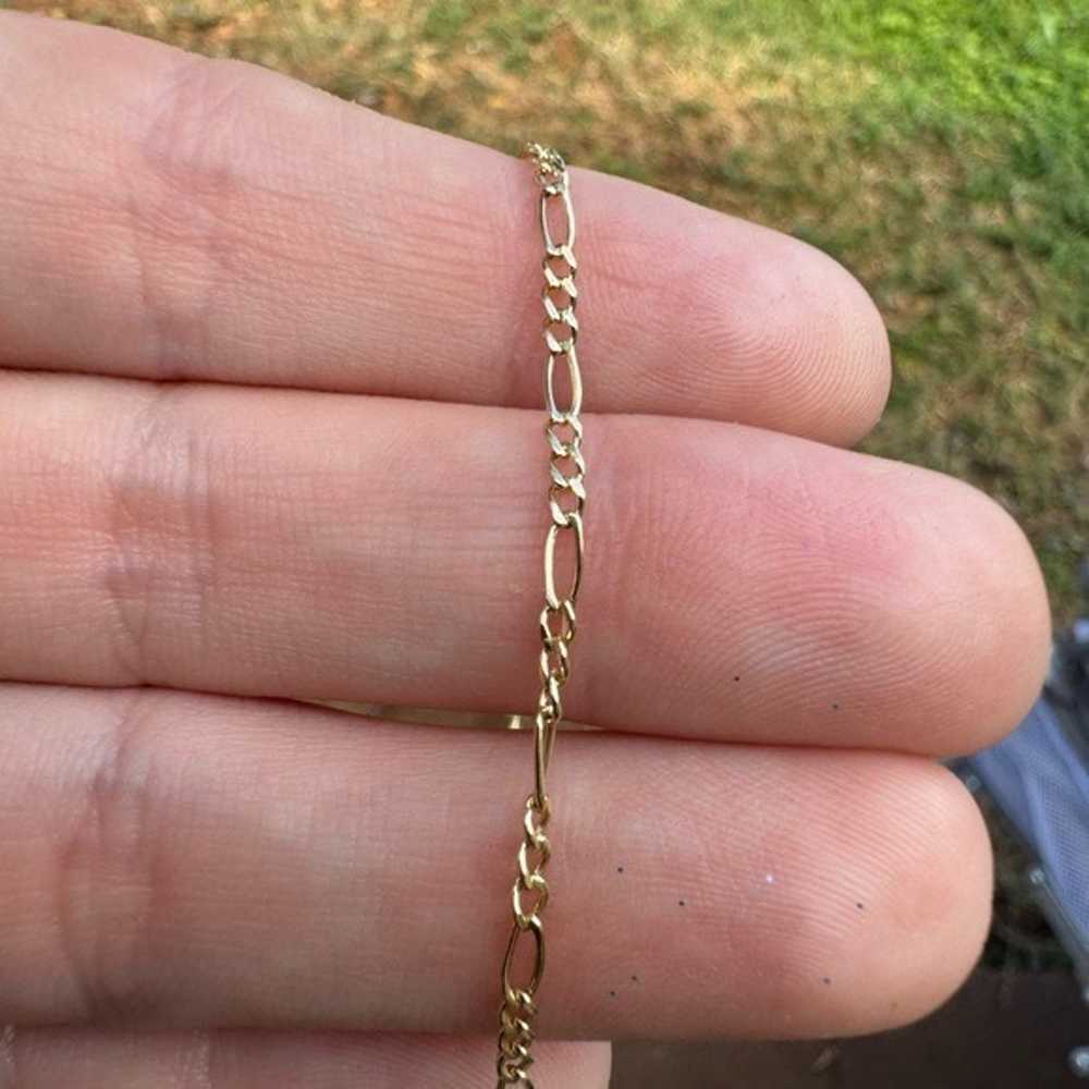 Solid 10k yellow gold bracelet - image 7