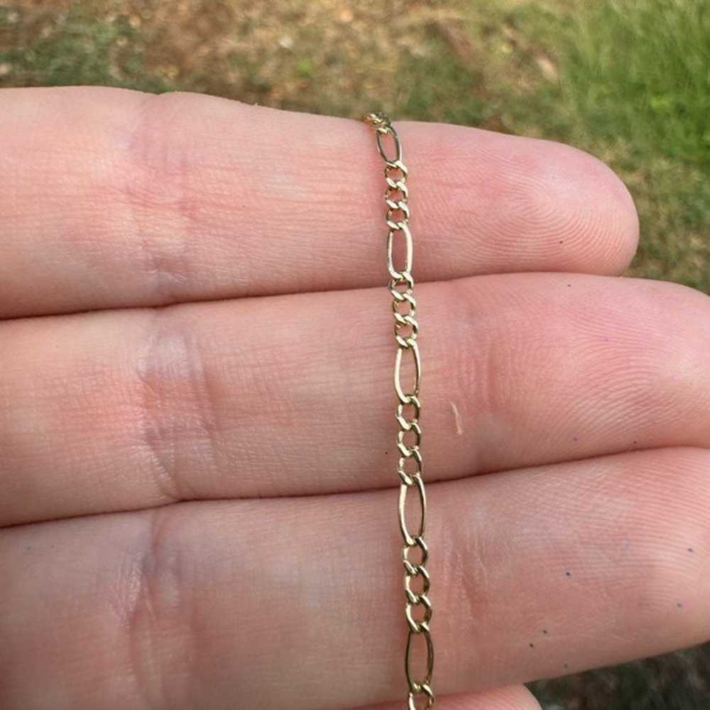 Solid 10k yellow gold bracelet - image 9