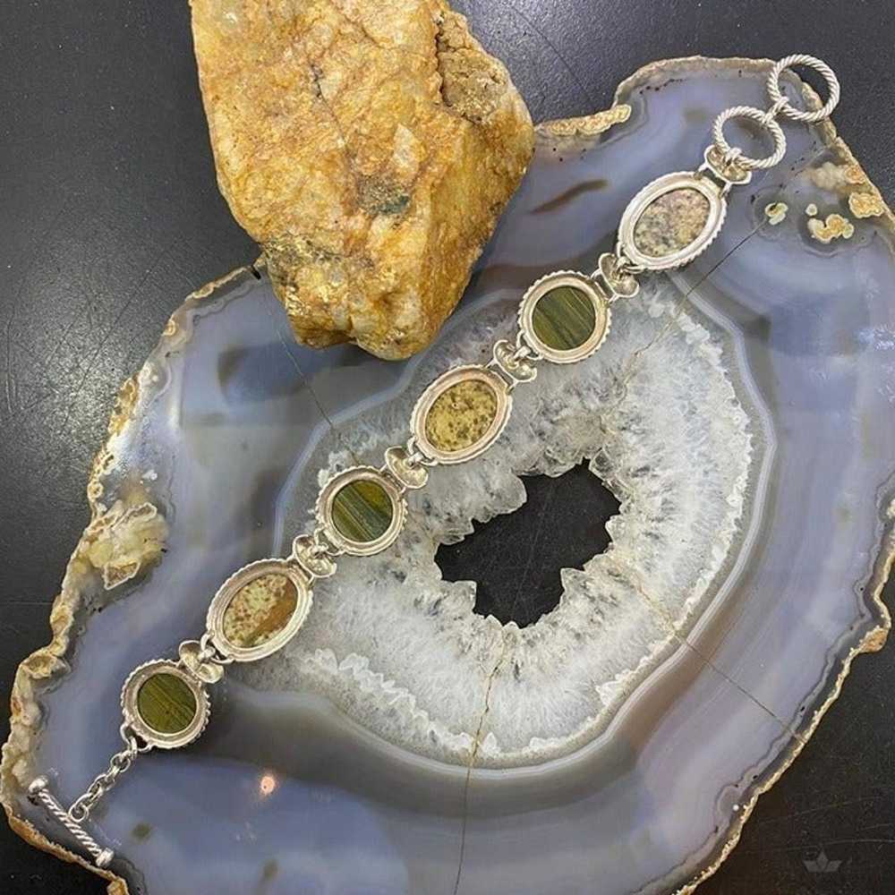 Carolyn Pollack Sterling Picture/Green Jasper Dec… - image 7