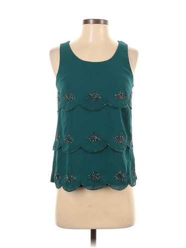 LC Lauren Conrad Women Green Sleeveless Top XS