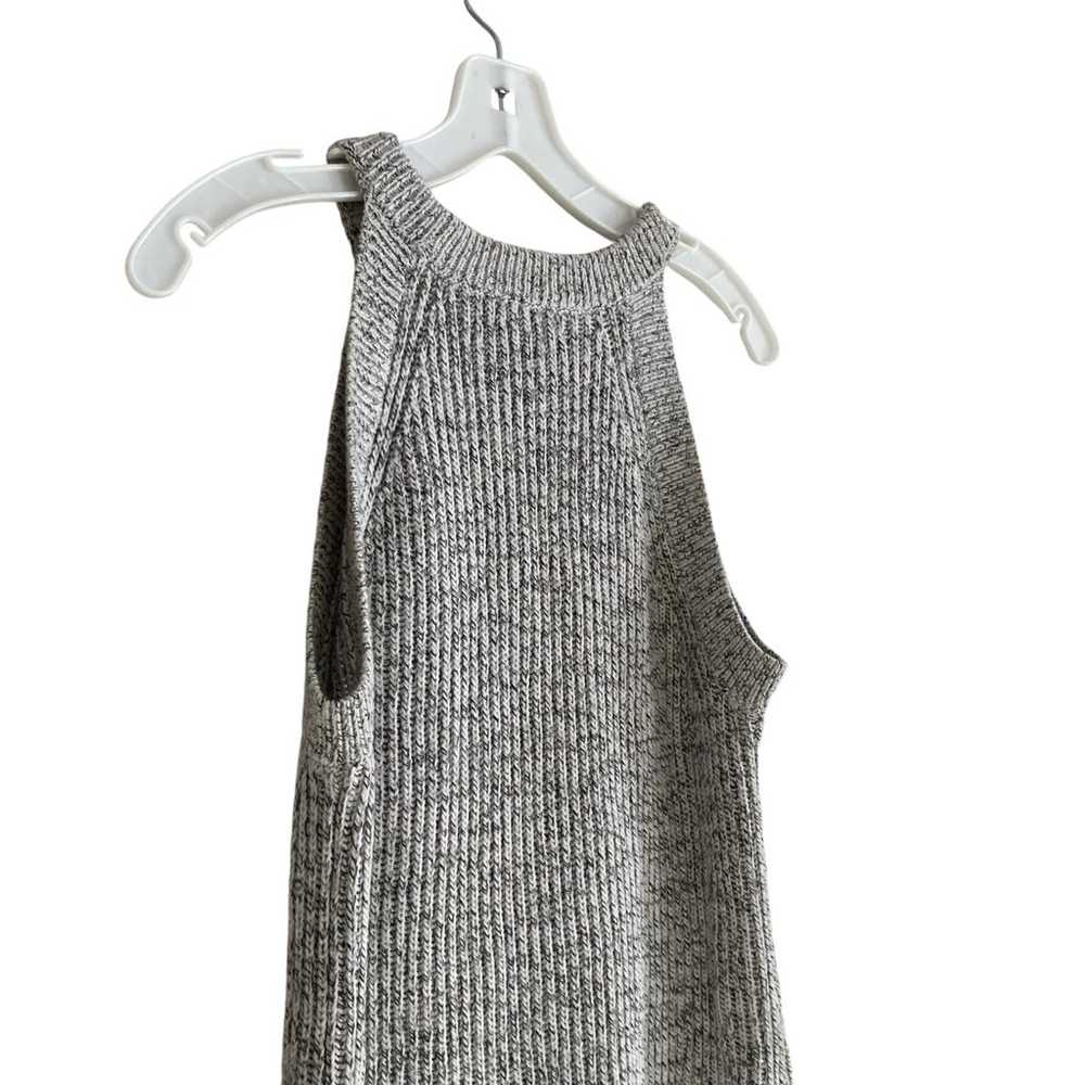 Womens Madewell Valley Grey Cotton High Collar Kn… - image 11