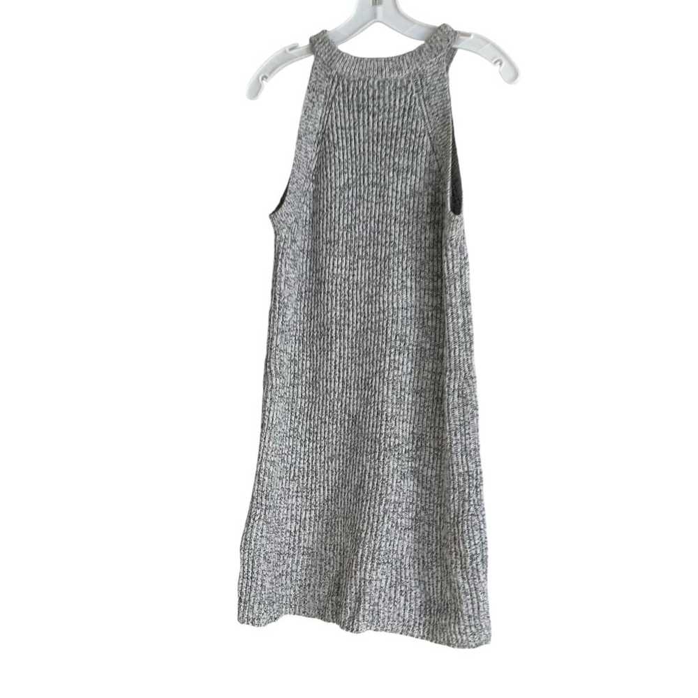 Womens Madewell Valley Grey Cotton High Collar Kn… - image 4