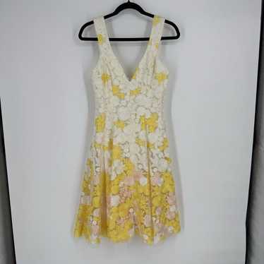 Dress the Population dress womens large L yellow l