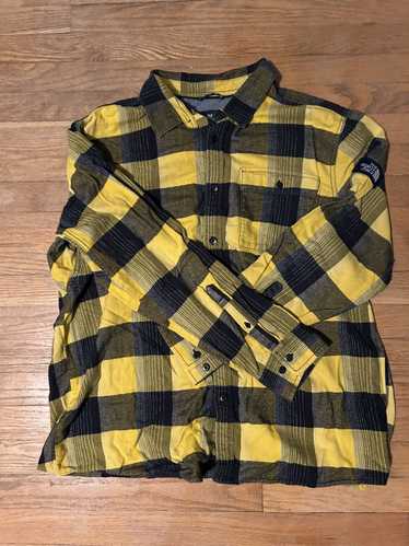 The North Face The north face yellow plaid flannel