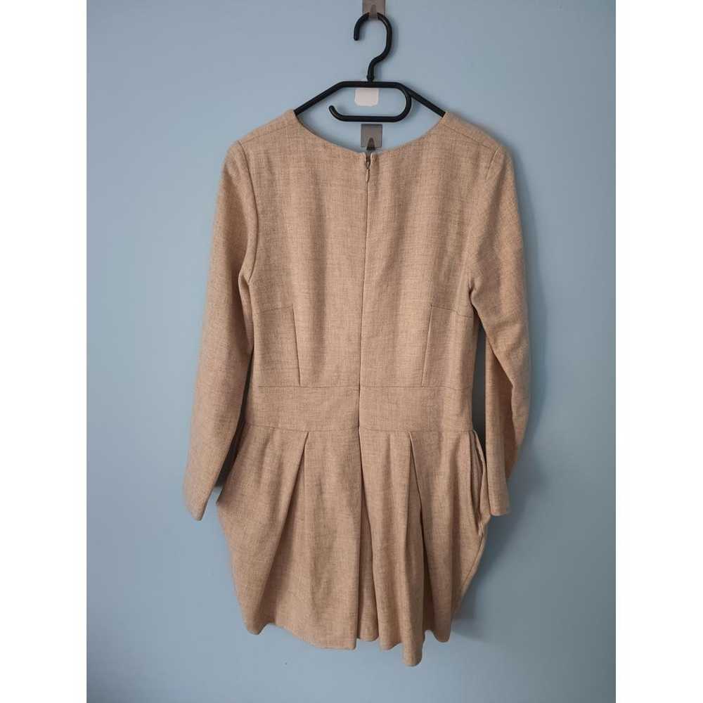 Non Signé / Unsigned Wool mid-length dress - image 2