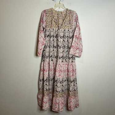 Zara floral patterned peasant dress