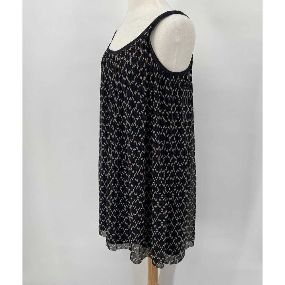 Club Monaco Pleated Tank Dress Diamond Patterned … - image 4