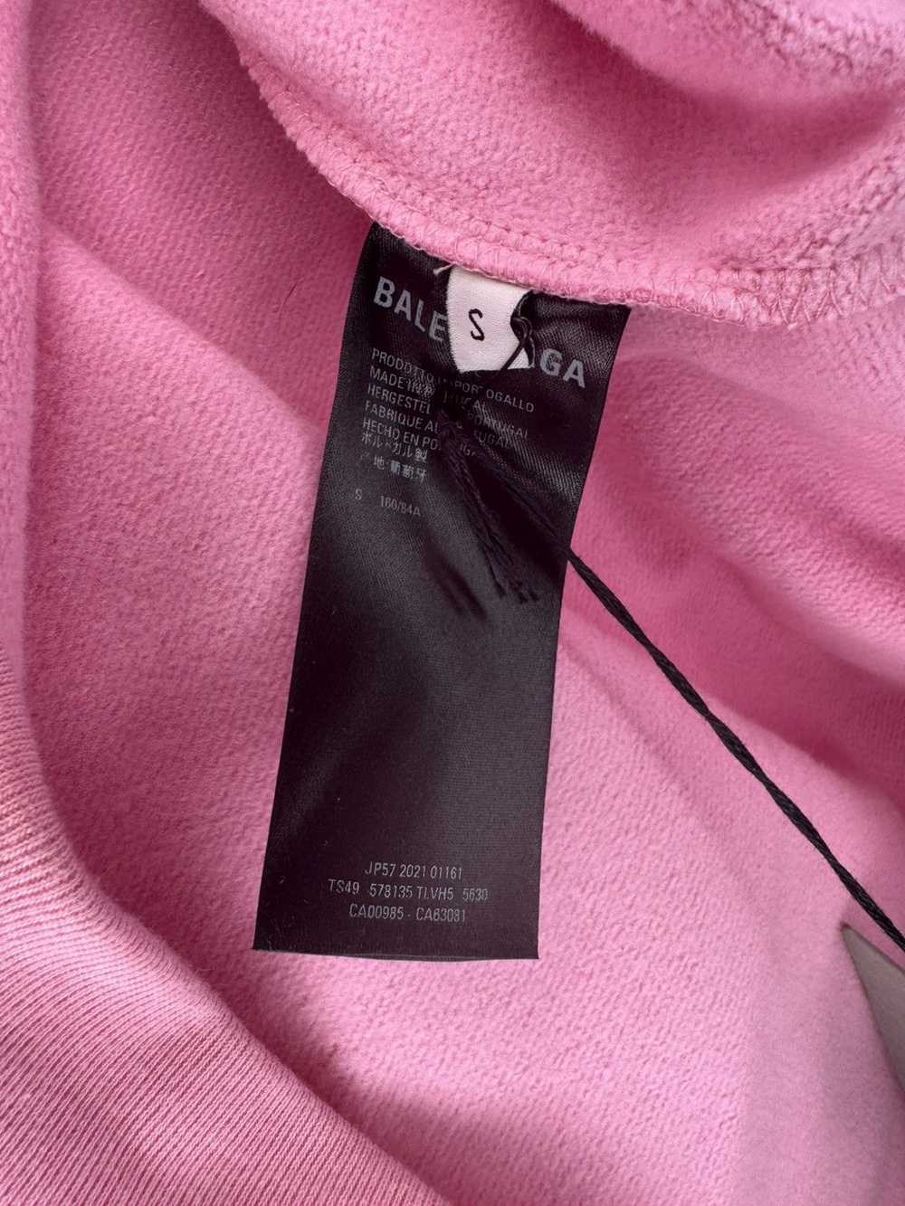 Balenciaga SS 2022 Balenciaga Bebe Hoodie (Pink) - image 5