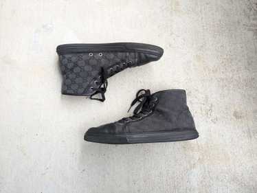 Gucci Gucci Sneakers Monogram Black Logo Canvas 9… - image 1