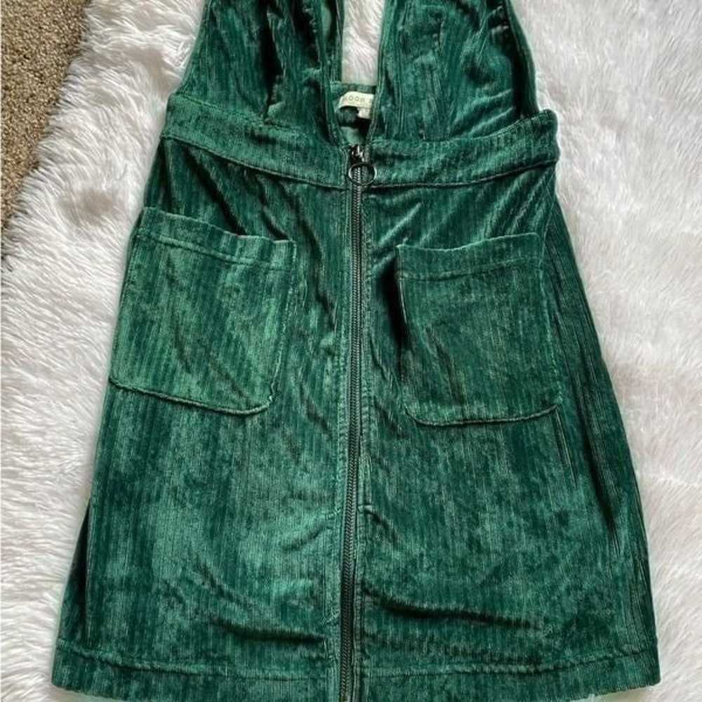 Moon River Dress Emerald Green Soft Corduroy Slee… - image 3