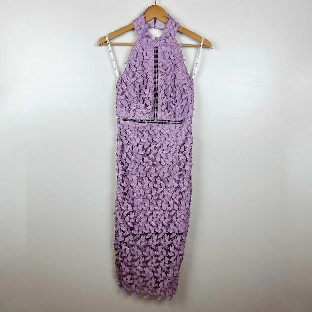 Bardot Gemma Halter Lace Sheath Dress in Orchid P… - image 3