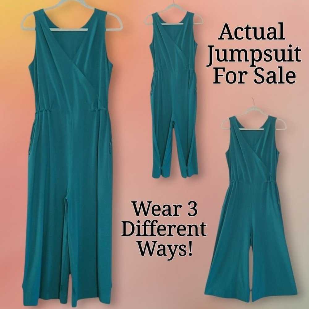 Title Nine Women's Medium Round Trip Jumpsuit Sle… - image 1